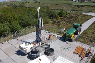 Drilling Rig in a field as an example of how Thornley and Deaf Hill's site will appear